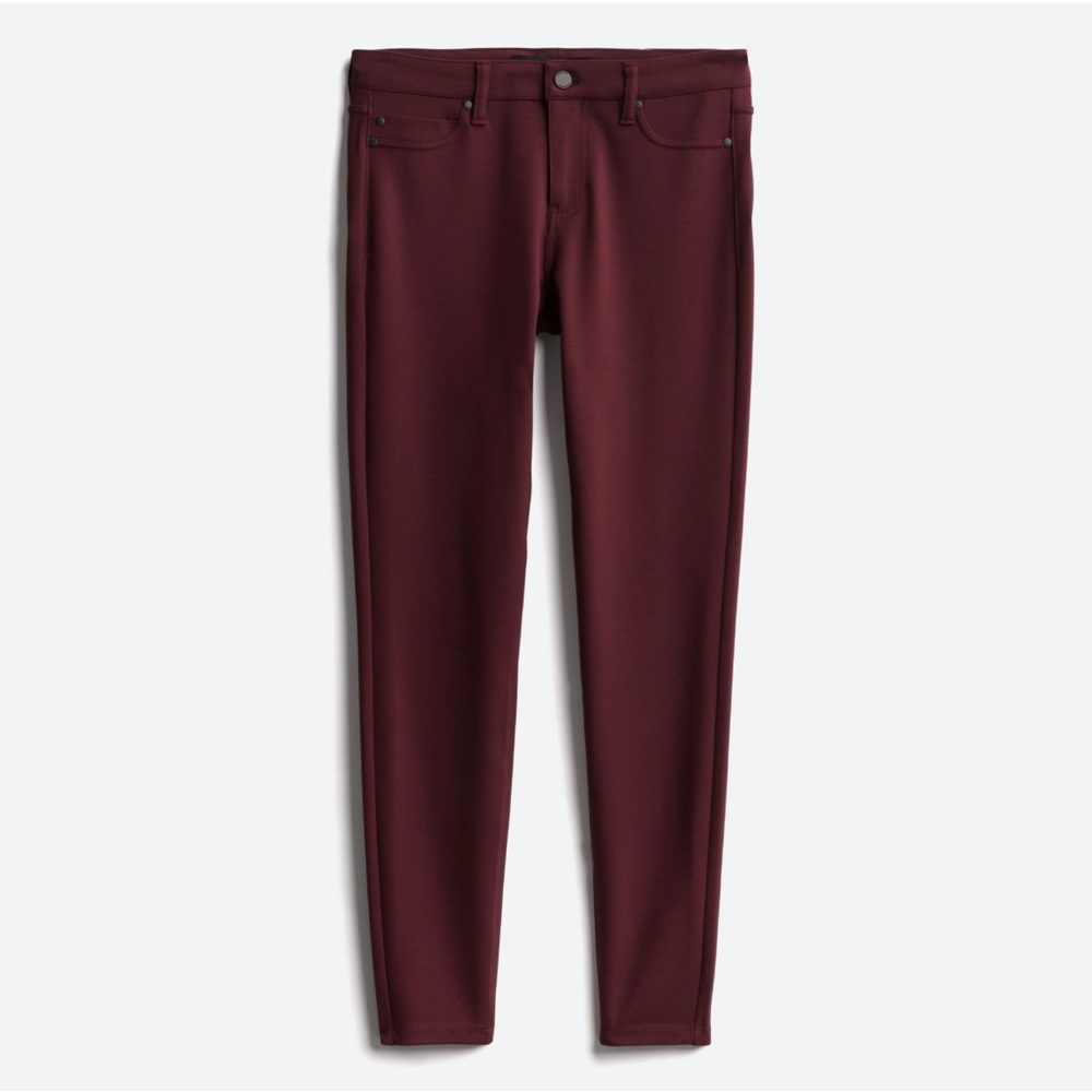 Liverpool Madonna Skinny Pants in Burgundy
